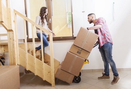 Office relocation setup for a business move in the Waterloo area