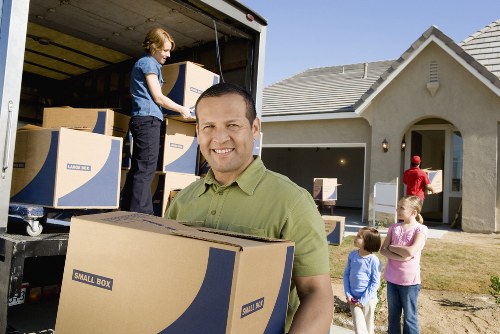 Packed household items prepared for long-term storage in Waterloo