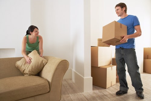 Customer reviewing self storage terms and payment details